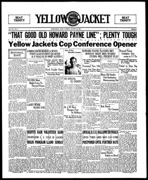 Yellow Jacket (Brownwood, Tex.), Vol. 17, No. 5, Ed. 1, Thursday, October 30, 1930