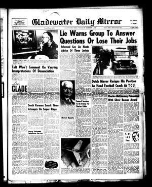 Gladewater Daily Mirror (Gladewater, Tex.), Vol. 4, No. 117, Ed. 1 Thursday, December 4, 1952