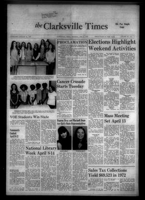 The Clarksville Times (Clarksville, Tex.), Vol. 101, No. 11, Ed. 1 Thursday, April 5, 1973