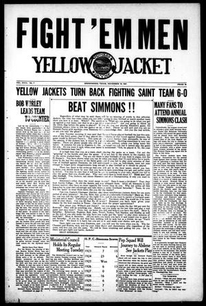 Yellow Jacket (Brownwood, Tex.), Vol. 18, No. 7, Ed. 1, Thursday, November 19, 1931