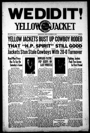 Primary view of object titled 'Yellow Jacket (Brownwood, Tex.), Vol. 18, No. 8, Ed. 1, Thursday, November 26, 1931'.
