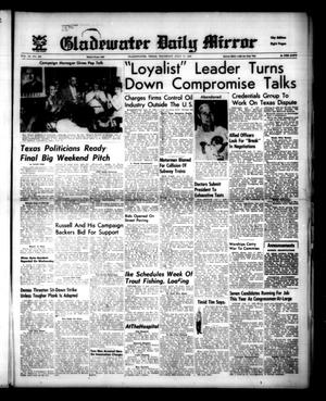 Primary view of object titled 'Gladewater Daily Mirror (Gladewater, Tex.), Vol. 3, No. 308, Ed. 1 Thursday, July 17, 1952'.