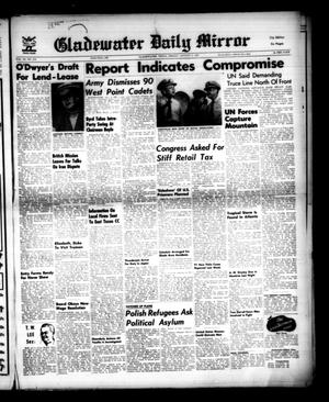 Primary view of object titled 'Gladewater Daily Mirror (Gladewater, Tex.), Vol. 3, No. 114, Ed. 1 Friday, August 3, 1951'.