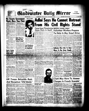Primary view of object titled 'Gladewater Daily Mirror (Gladewater, Tex.), Vol. 4, No. 54, Ed. 1 Sunday, September 21, 1952'.