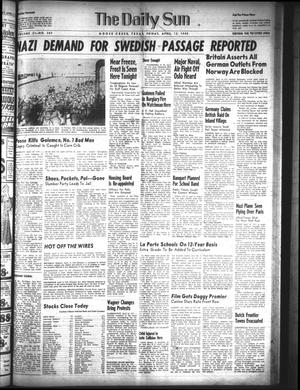 The Daily Sun (Goose Creek, Tex.), Vol. 21, No. 247, Ed. 1 Friday, April 12, 1940