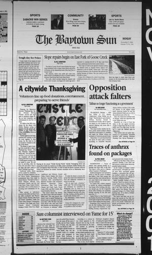 The Baytown Sun (Baytown, Tex.), Vol. 79, No. 344, Ed. 1 Monday, November 5, 2001