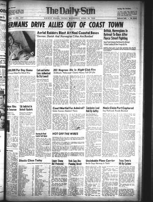 The Daily Sun (Goose Creek, Tex.), Vol. 21, No. 257, Ed. 1 Wednesday, April 24, 1940