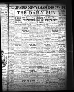 Primary view of object titled 'The Daily Sun (Goose Creek, Tex.), Vol. 15, No. 67, Ed. 1 Saturday, August 19, 1933'.