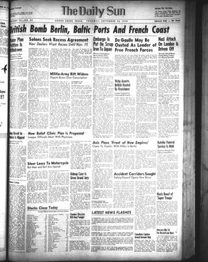 The Daily Sun (Goose Creek, Tex.), Vol. 22, No. 80, Ed. 1 Thursday, September 26, 1940