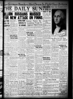 The Daily Sun (Goose Creek, Tex.), Vol. 21, No. 204, Ed. 1 Thursday, February 22, 1940