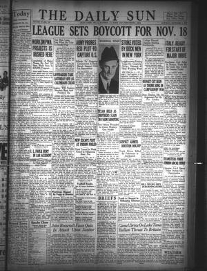 The Daily Sun (Goose Creek, Tex.), Vol. 17, No. 123, Ed. 1 Saturday, November 2, 1935