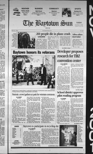 The Baytown Sun (Baytown, Tex.), Vol. 79, No. 352, Ed. 1 Tuesday, November 13, 2001
