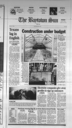 Primary view of object titled 'The Baytown Sun (Baytown, Tex.), Vol. 79, No. 253, Ed. 1 Monday, August 6, 2001'.