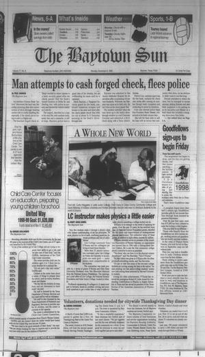 The Baytown Sun (Baytown, Tex.), Vol. 77, No. 8, Ed. 1 Monday, November 9, 1998