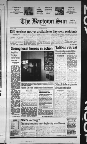 The Baytown Sun (Baytown, Tex.), Vol. 79, No. 351, Ed. 1 Monday, November 12, 2001