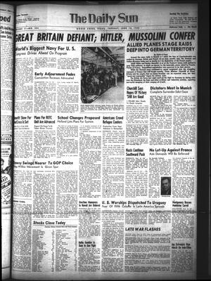 The Daily Sun (Goose Creek, Tex.), Vol. 21, No. 304, Ed. 1 Tuesday, June 18, 1940