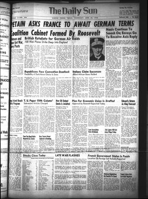The Daily Sun (Goose Creek, Tex.), Vol. 21, No. 306, Ed. 1 Thursday, June 20, 1940