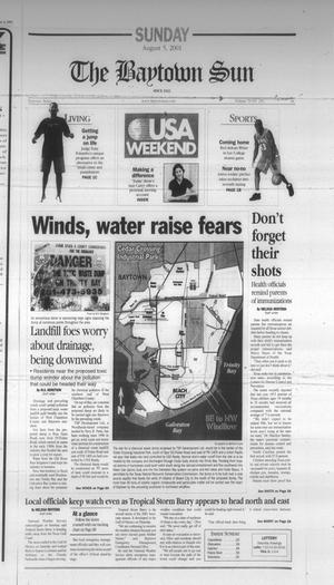 Primary view of object titled 'The Baytown Sun (Baytown, Tex.), Vol. 79, No. 252, Ed. 1 Sunday, August 5, 2001'.