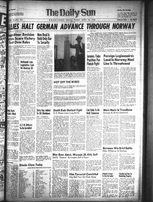 The Daily Sun (Goose Creek, Tex.), Vol. 21, No. 259, Ed. 1 Friday, April 26, 1940