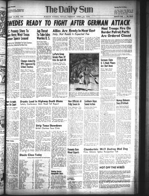 The Daily Sun (Goose Creek, Tex.), Vol. 21, No. 250, Ed. 1 Tuesday, April 16, 1940