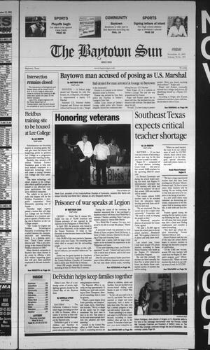 The Baytown Sun (Baytown, Tex.), Vol. 79, No. 355, Ed. 1 Friday, November 16, 2001