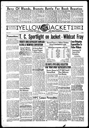 Yellow Jacket (Brownwood, Tex.), Vol. 25, No. 6, Ed. 1, Thursday, October 27, 1938