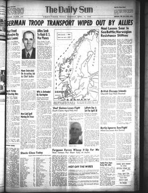 The Daily Sun (Goose Creek, Tex.), Vol. 21, No. 246, Ed. 1 Thursday, April 11, 1940