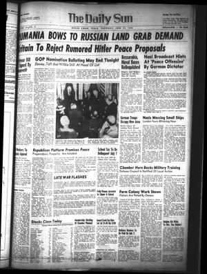 The Daily Sun (Goose Creek, Tex.), Vol. 22, No. 4, Ed. 1 Thursday, June 27, 1940