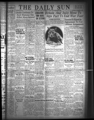 The Daily Sun (Goose Creek, Tex.), Vol. 17, No. 111, Ed. 1 Saturday, October 19, 1935