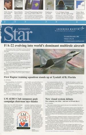 Aeronautics Star, Volume 3, Number 10, November/December 2002