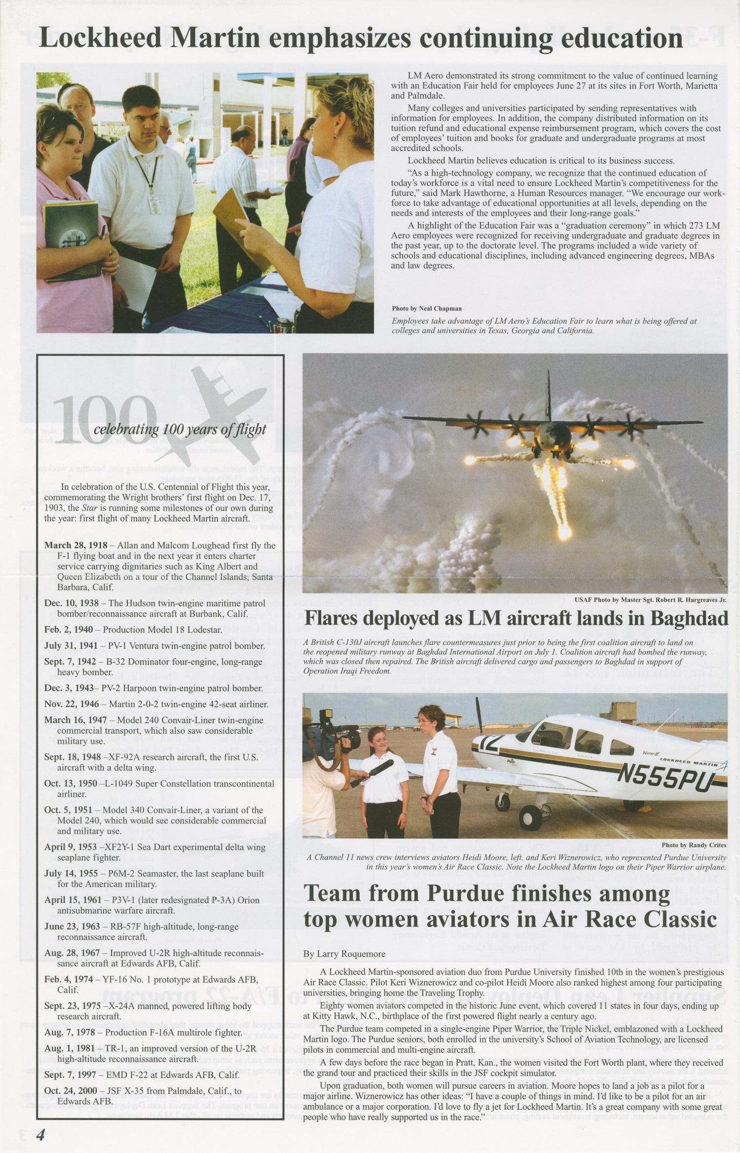 Aeronautics Star, Volume 4, Number 4, July/August 2003
                                                
                                                    [Sequence #]: 4 of 8
                                                