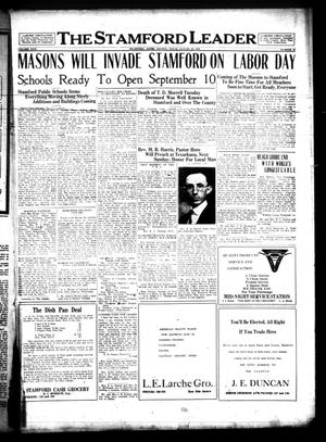 The Stamford Leader (Stamford, Tex.), Vol. 26, No. 31, Ed. 1 Friday, August 24, 1928