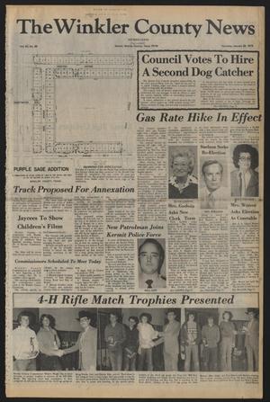 The Winkler County News (Kermit, Tex.), Vol. 42, No. 38, Ed. 1 Thursday, January 26, 1978