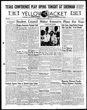 Primary view of Yellow Jacket (Brownwood, Tex.), Vol. 28, No. 3, Ed. 1, Thursday, October 2, 1941