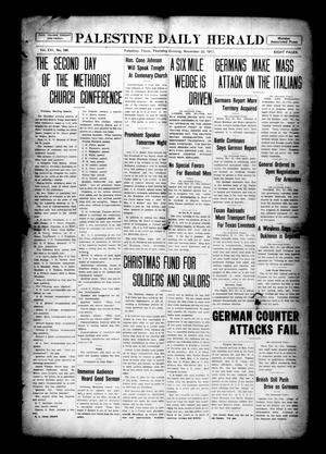 Palestine Daily Herald (Palestine, Tex), Vol. 16, No. 186, Ed. 1 Thursday, November 22, 1917
