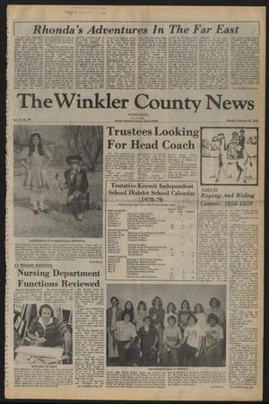 The Winkler County News (Kermit, Tex.), Vol. 42, No. 45, Ed. 1 Monday, February 20, 1978