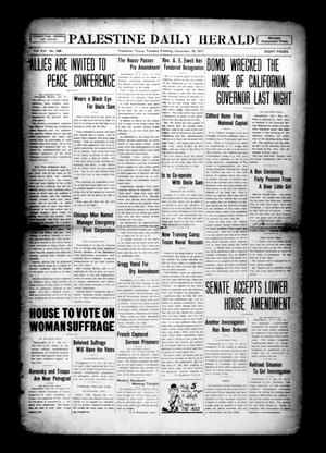 Palestine Daily Herald (Palestine, Tex), Vol. 16, No. 208, Ed. 1 Tuesday, December 18, 1917