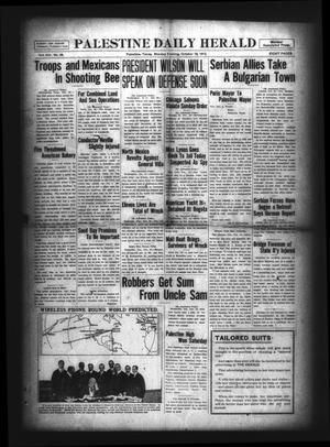 Palestine Daily Herald (Palestine, Tex), Vol. 14, No. 34, Ed. 1 Monday, October 18, 1915