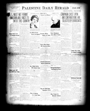 Palestine Daily Herald (Palestine, Tex), Vol. 19, No. 35, Ed. 1 Thursday, July 29, 1920