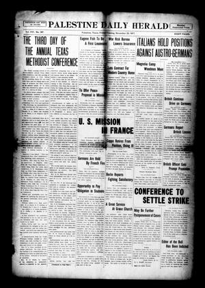 Palestine Daily Herald (Palestine, Tex), Vol. 16, No. 187, Ed. 1 Friday, November 23, 1917