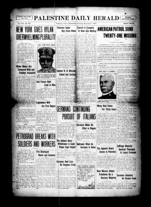 Palestine Daily Herald (Palestine, Tex), Vol. 16, No. 173, Ed. 1 Wednesday, November 7, 1917