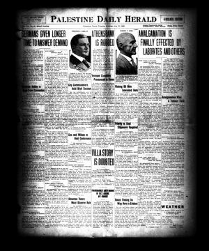 Palestine Daily Herald (Palestine, Tex), Vol. 19, No. 20, Ed. 1 Tuesday, July 13, 1920