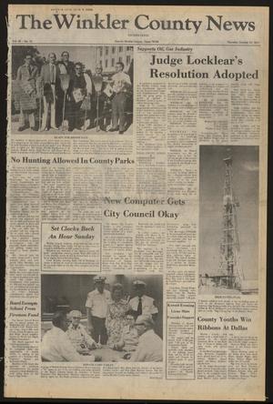 The Winkler County News (Kermit, Tex.), Vol. 42, No. 13, Ed. 1 Thursday, October 27, 1977