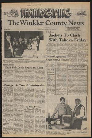 The Winkler County News (Kermit, Tex.), Vol. 42, No. 21, Ed. 1 Thursday, November 24, 1977