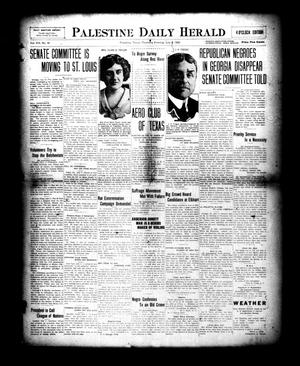 Palestine Daily Herald (Palestine, Tex), Vol. 19, No. 16, Ed. 1 Thursday, July 8, 1920