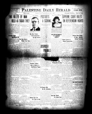 Palestine Daily Herald (Palestine, Tex), Vol. 18, No. 297, Ed. 1 Tuesday, June 1, 1920