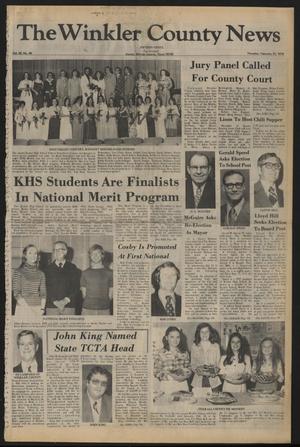 The Winkler County News (Kermit, Tex.), Vol. 42, No. 46, Ed. 1 Thursday, February 23, 1978