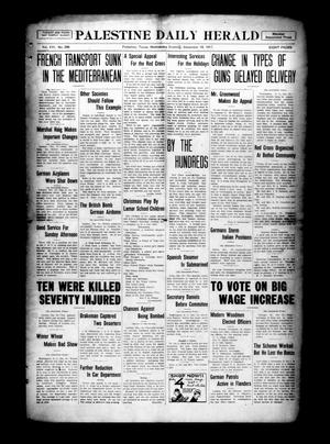 Palestine Daily Herald (Palestine, Tex), Vol. 16, No. 209, Ed. 1 Wednesday, December 19, 1917