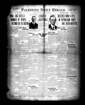 Palestine Daily Herald (Palestine, Tex), Vol. 18, No. 305, Ed. 1 Thursday, June 10, 1920