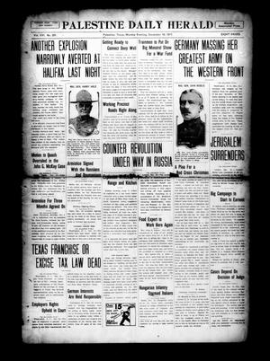 Palestine Daily Herald (Palestine, Tex), Vol. 26, No. 201, Ed. 1 Monday, December 10, 1917